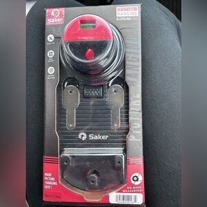 Saker Picture Hanging & Leveling Tool Brand New In Unopened Box